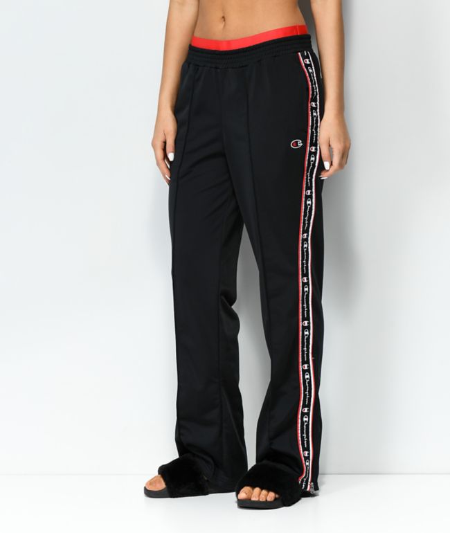 champion sweatpants zipper leg